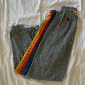 Aviator Nation 5 Stripe Grey Sweats